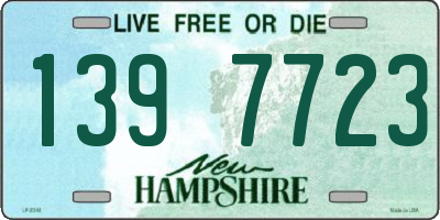NH license plate 1397723