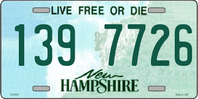 NH license plate 1397726