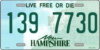 NH license plate 1397730