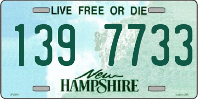 NH license plate 1397733