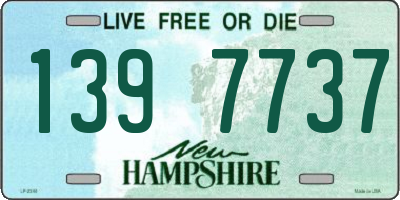 NH license plate 1397737