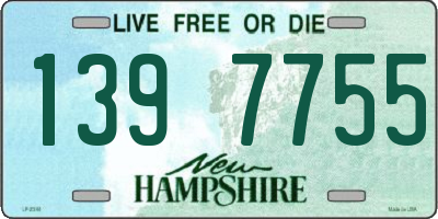 NH license plate 1397755