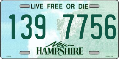NH license plate 1397756