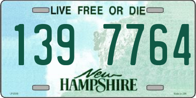 NH license plate 1397764