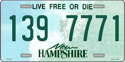 NH license plate 1397771