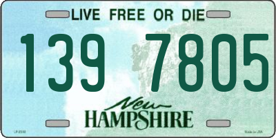 NH license plate 1397805