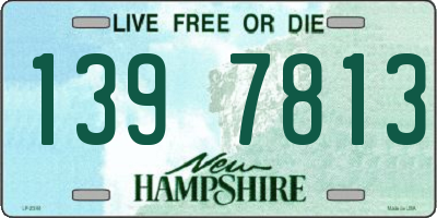 NH license plate 1397813