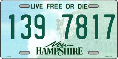 NH license plate 1397817