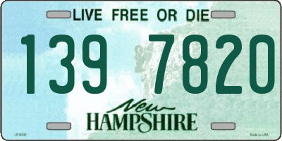 NH license plate 1397820