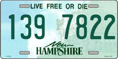 NH license plate 1397822
