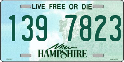 NH license plate 1397823