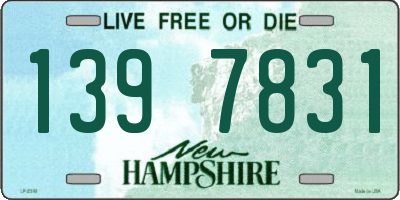 NH license plate 1397831