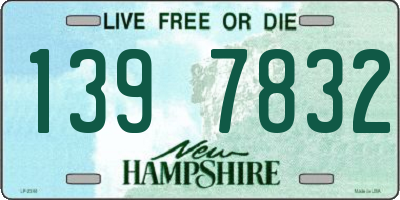 NH license plate 1397832
