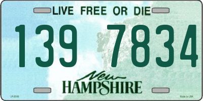 NH license plate 1397834