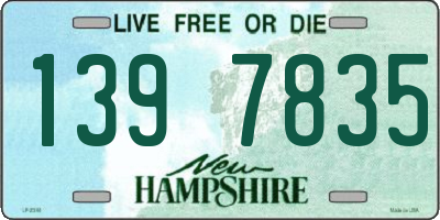 NH license plate 1397835