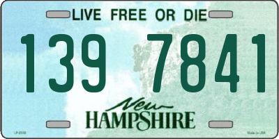 NH license plate 1397841