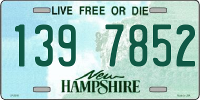 NH license plate 1397852