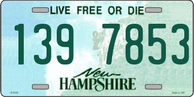 NH license plate 1397853