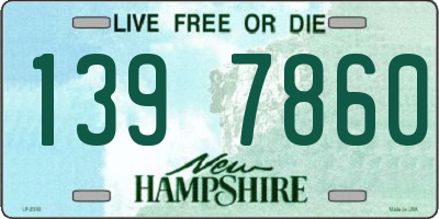 NH license plate 1397860