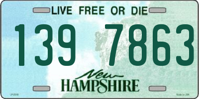 NH license plate 1397863