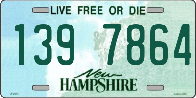NH license plate 1397864