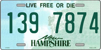 NH license plate 1397874
