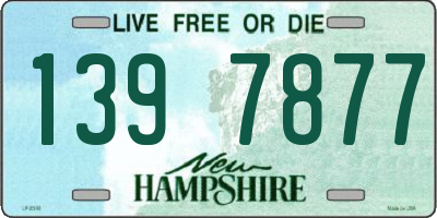 NH license plate 1397877