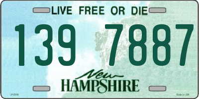 NH license plate 1397887