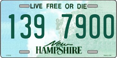 NH license plate 1397900