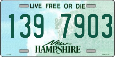 NH license plate 1397903