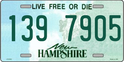NH license plate 1397905