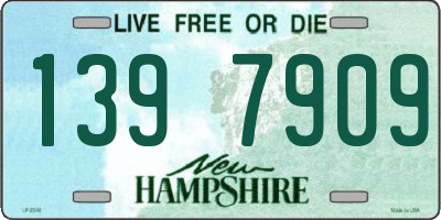 NH license plate 1397909