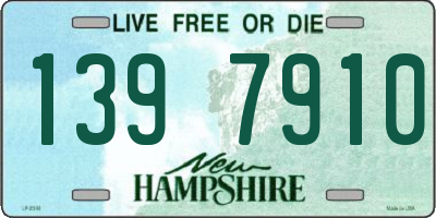 NH license plate 1397910