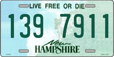 NH license plate 1397911