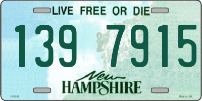 NH license plate 1397915