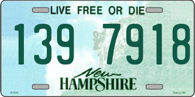 NH license plate 1397918