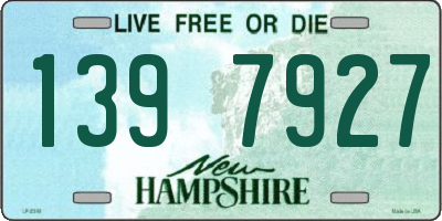 NH license plate 1397927