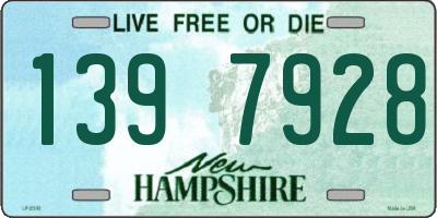 NH license plate 1397928