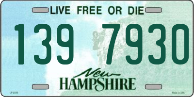 NH license plate 1397930