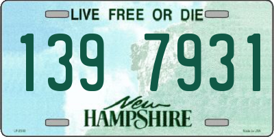 NH license plate 1397931