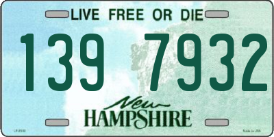 NH license plate 1397932