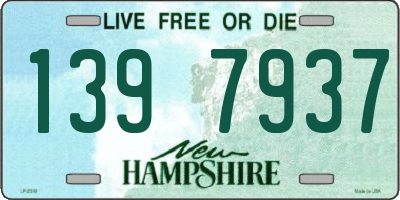 NH license plate 1397937