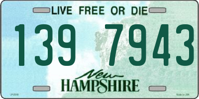 NH license plate 1397943