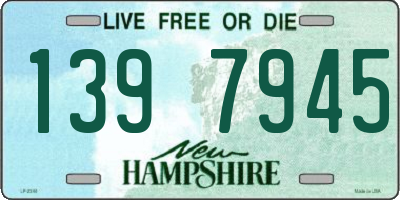 NH license plate 1397945
