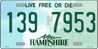 NH license plate 1397953