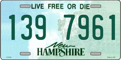 NH license plate 1397961