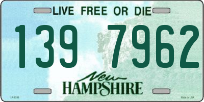 NH license plate 1397962