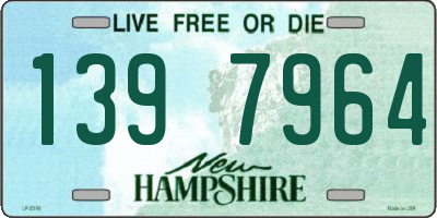 NH license plate 1397964