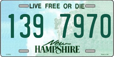 NH license plate 1397970