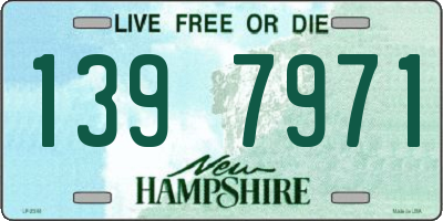 NH license plate 1397971